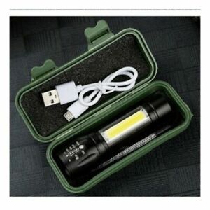 LED Torch Rechargeable Flashlight Police Tactical Zoom Camping Lamp 18650 UK .