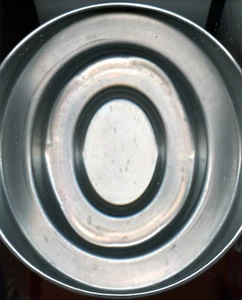 Triple Tier All-in-One Round Cake Pan - No Maker Marks - 10" Diameter on Bottom - Picture 1 of 2
