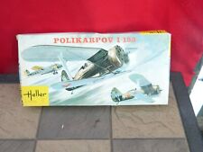 Heller 1:72 Scale Polikarpov I-153  Plastic Kit  Soviet Bi-Plane Complete