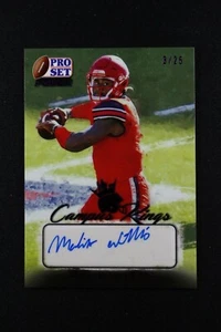 2021 Leaf Pro Set Power Campus Kings #CKMW1 Malik Willis Purple Auto Card #/25 G - Picture 1 of 3