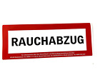 RAUCHABZUG Aufkleber Hinweisschild Brandschutz 20,5x8cm 27 Sprachen VELUX 453790