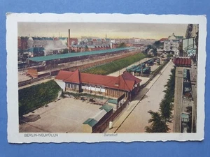 Cartolina Berlino Neukölln stazione ferroviaria - Foto 1 di 2
