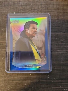 Star Wars Topps Card Chrome 2020 Blue Refractor /150 Lando Calrissian - Picture 1 of 2