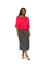 Michael Kors Womens Geranium 3/4 Sleeve Smocked Blouson Blouse Size 3X