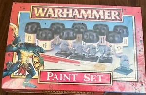 Warhammer Paint Set Green Goblin Lizardmen Cittadella Miniatures 1998 Sigillato Nuovo - Foto 1 di 3