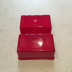 Qty 2 x Rubbolite Model 60 Marker Lamp Red Lens 1698 DAF MZH3241 - Picture 1 of 1