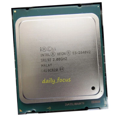 Intel Xeon E5-2640 v2 2 GHz LGA2011 8 cores SR19Z CPU 16 threads Processor 20 MB - Image 1 of 4
