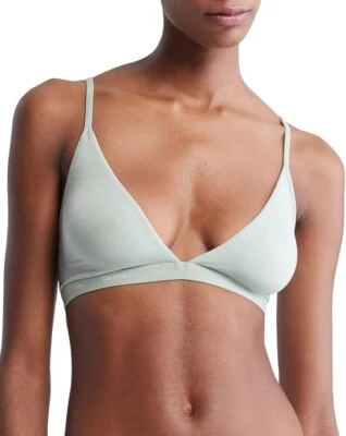 Sujetador Triangular Ligeramente Forrado Forma a Cuerpo Calvin Klein X4959, Helecho Esmerilado, L Foto 1 de 4