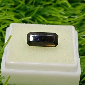 5 Carats Emerald Cut Rectangular Shape Bicolor Yellow & Green Natural Diopside - Picture 1 of 5