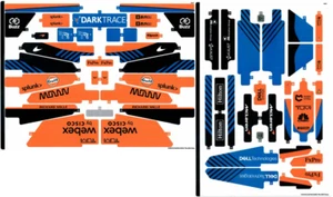 LEGO STICKER SHEET 1+2 ONLY 42141 MCLAREN FORMULA 1 TEAM 2022 RACE from set New - Picture 1 of 1