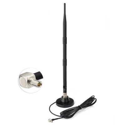 EIGHTWOOD Antenna 4G LTE 9dBi base magnetica TS9 per modem USB 4G LTE mobile WiFi hotspot