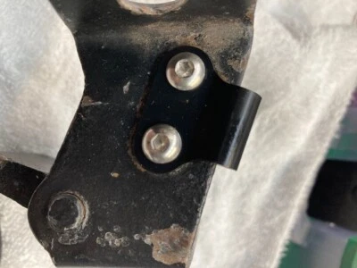 HOLDEN FX  FJ DOOR HOLD OPEN SPRING SET OF FOUR STAINLESS STEEL RETAINING SCREWS - image 1 of 2