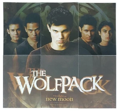 Juego de cartas rompecabezas Wolfpack 2009 NECA Twilight Saga Luna Nueva #WP-1, 2, 3, 4, 5 y 6 Foto 1 de 2
