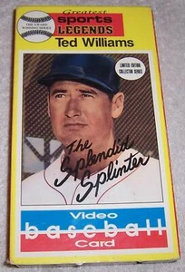 Greatest Sports Legends: Ted Williams (Video Baseball Card) VHS - Picture 1 of 2
