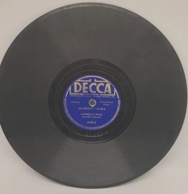 Lawrence Welk & His Orchestra Clarinet Polka & Canadian Capers Shellac 3726 - Image 1 of 4