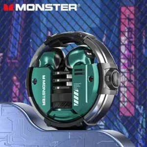 Monster XKT10 Wireless Bluetooth Earbuds Wireless Gaming Headphones - Picture 1 of 4