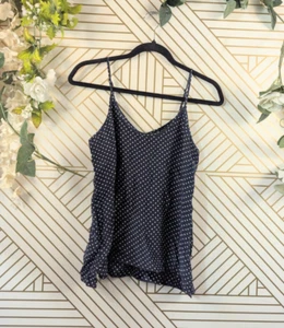 ANTHONY THOMAS MELILLO ATM Silk Camisole Top Womens Tank POLKA DOT SIZE SMALL - Picture 1 of 7