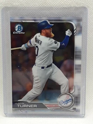 Justin Turner 2019 Bowman Chrome Baseball - #99 - Los Angeles Dodgers - Image 1 of 2
