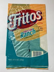 Vintage 1990 RANCH FRITOS Bag Frito-lay Product Tv Movie Prop - Picture 1 of 2