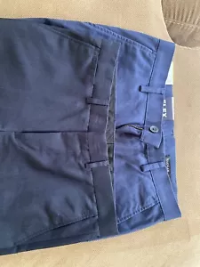 Navy Blue Mens Dress Pants - Picture 1 of 4