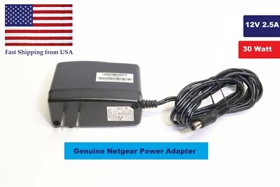 DC 12V 2.5A 2.5 amp Routers Security Cam LED Light Strip NETGEAR POWER SUPPLY - Image 1 of 4