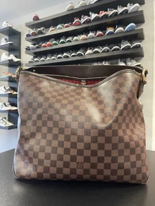 Louis Vuitton Damier Delightful PM N41459 Shoulder Bag 100% Authentic - Picture 1 of 16