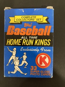 1985 Topps Circle K "All Time Home Run Kings" Baseball Set (33 Cards) #7