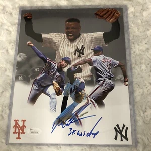 DOC GOODEN signed 8x10 MLB HALL OF FAME CY YOUNG ROY legends JSA COA - Picture 1 of 2