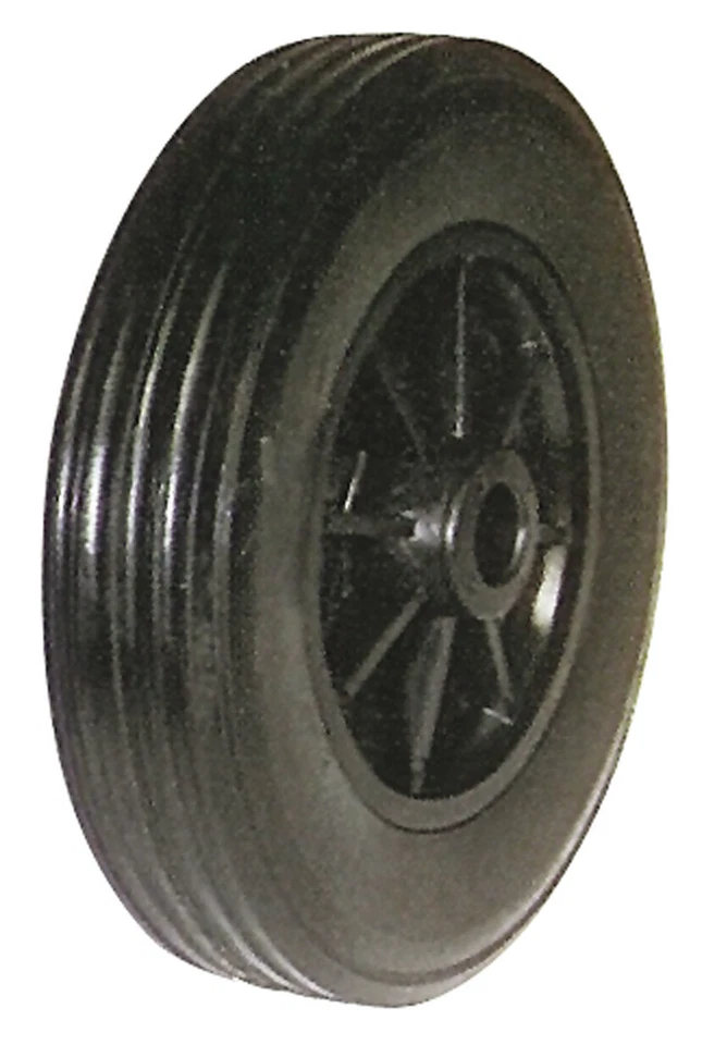 RUOTA GOMMA GOMMATA PER CARRELLI CARRELLINI PORTASACCHI COMPRESSORE MM200 ASSE20 - Immagine 1 di 1