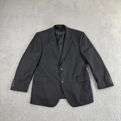 Jos. A. Blazer Bank Para Hombres 42S Lana Cachemira Negro Traje Chaqueta Abrigo Deportivo Foto 1 de 4