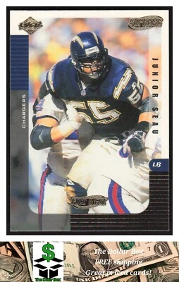 1999 Collector's Edge Supreme Gold Ingot #108 Junior Seau - San Diego Chargers - Image 1 of 2