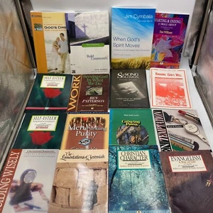 Lot Vintage Booklets Christian Theology Bible Study Vintage Lot of 12 - Picture 1 of 9
