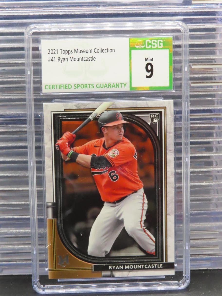2021 Topps Museum Collection Ryan Mountcastle Rookie RC #41 CSG 9 MINT Orioles
