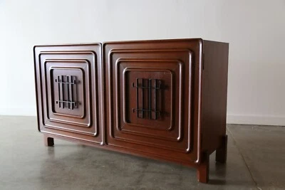Credenza de caoba Edmond Spence años 50 para Industria Meublera modernismo mexicano Foto 1 de 4