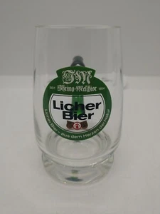 Vintage and Rare LICHER Bier Beer Glass 0.2L Green/Clear glass.  - Picture 1 of 6
