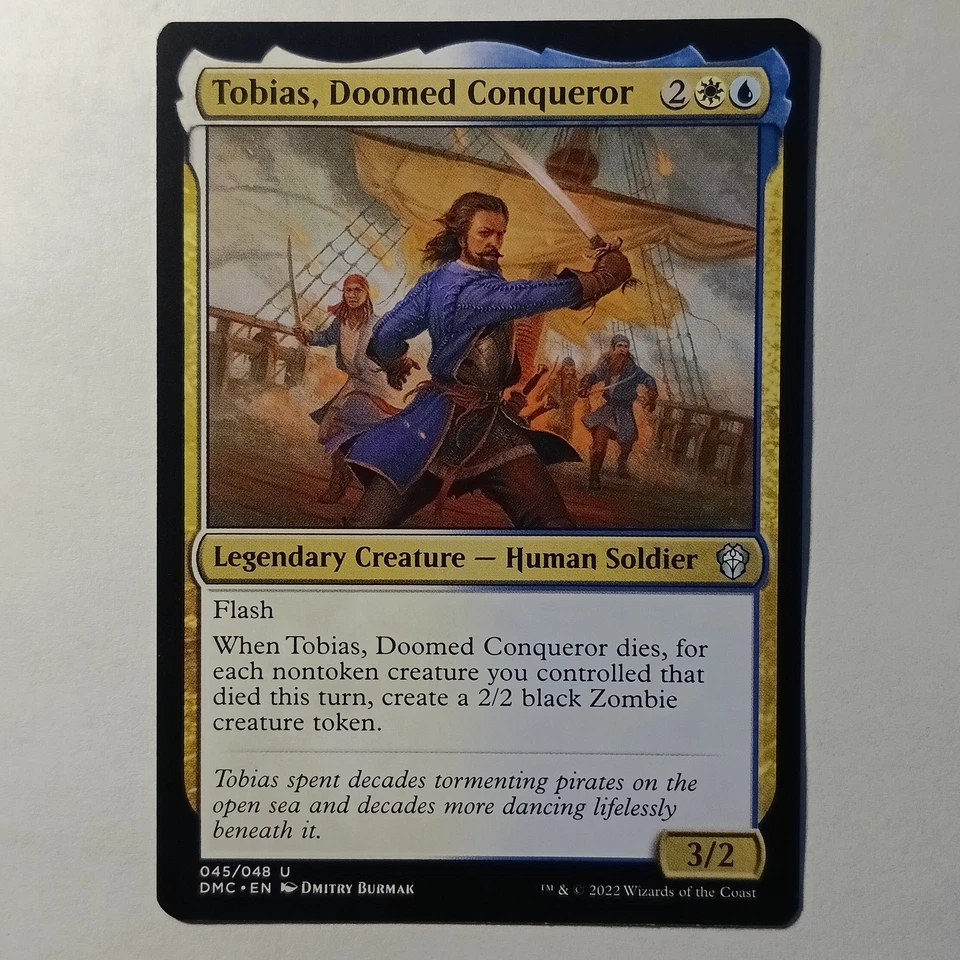 Tobias, Doomed Conqueror Commander: Dominaria United Regular - Image 1 of 1