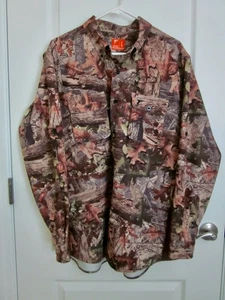 NWOT PLYTHAL RIPSTOP CAMOUFLAGE HUNT OUTDOOR LS SHIRT L - Picture 1 of 10