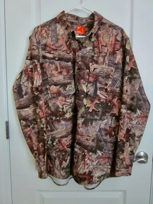 NWOT PLYTHAL RIPSTOP CAMOUFLAGE HUNT OUTDOOR LS SHIRT L - Image 1 of 4