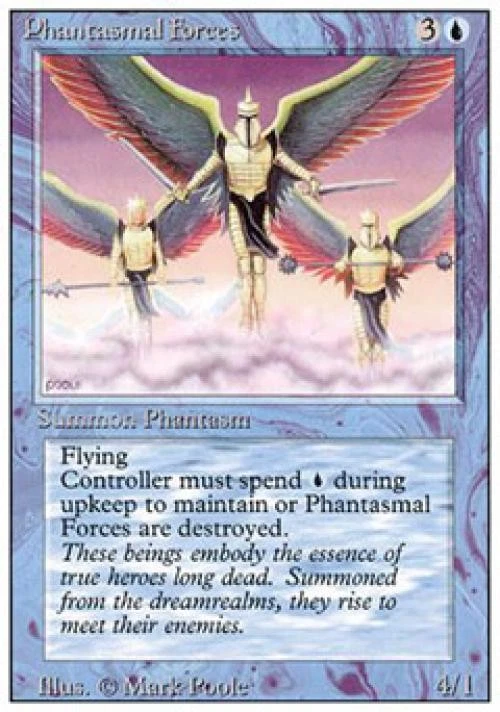 Phantasmal Forces - Light Play MTG Revised - Image 1 of 1
