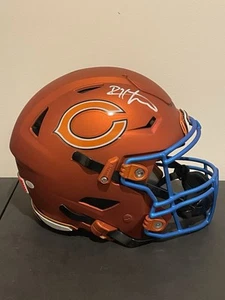 Devin Hester Signed Chicago Bears Speed Flex Authentic Custom Blaze Helmet JSA - Picture 1 of 7