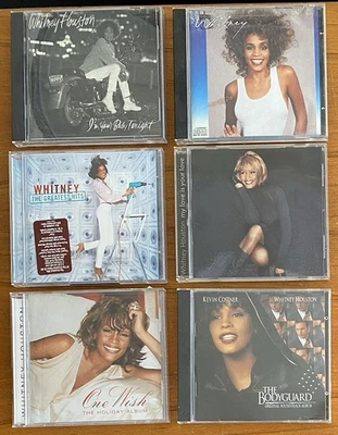 Whitney Houston 6 CD Collection: Whitney, Greatest Hits, One Wish, Bodyguard +2 Foto 1 de 4