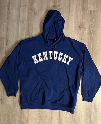 Kentucky Wildcats Pullover Hoodie, Ruckfitt Brand, Blue, Kangaroo Pocket, 3XL - Image 1 of 4