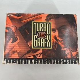 Turbo GrafX 16 Entertainment SuperSystem Console Complete In Box NEC