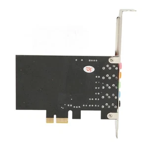 Pcie 5.1 Sound Card 6 Channel Surround Sound Playback Recording 24Bit 48Kh AM - Picture 1 of 22