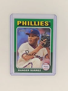 2024 Topps Heritage High Number - Ranger Suarez #685 Green Border - Bild 1 von 2