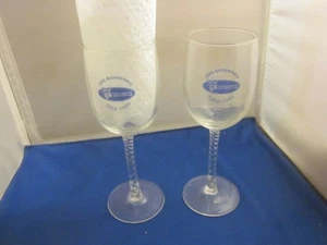 Vintage The Ford and Mercury Restorers Club 30th ANNIVERSARY 1969-1999 GLASSES - Picture 1 of 4