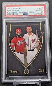2018 Topps X Bryce Harper 220 Harper's Heroes #HH-5 Ron Harper PSA 10 (JBC2687) - Picture 1 of 2