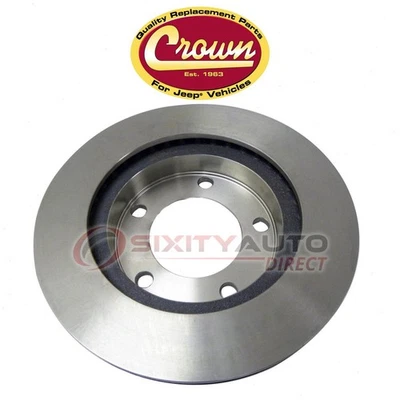 Crown Automotive Front Disc Brake Rotor for 1978-1986 Jeep CJ7 - Braking qz Foto 1 de 4