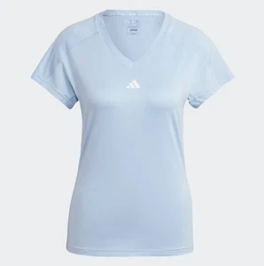 Adidas AEROREADY Train Essentials Minimal Branding V-Neck Tee - Size Small - Bild 1 von 5