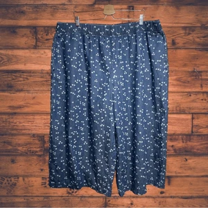 Cato Jeanshose Daisy Print Wide Leg Cropped 22/24W - Bild 1 von 7
